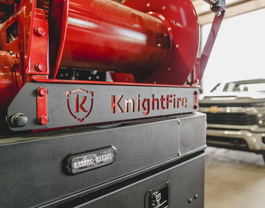 Knight Fire fire suppression system installed on industrial equipment to help reduce fire risk and equipment downtime.